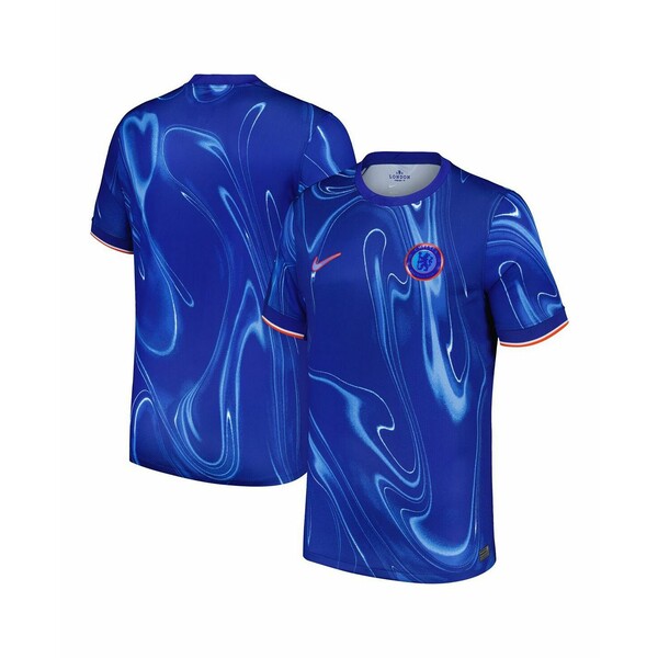 ʥ   ȥåץ Men's Blue Chelsea 2024/25 Home Replica Jersey Blue