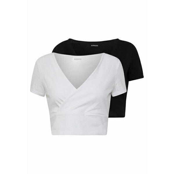 C[u Ah Ih fB[X TVc gbvX 2 PACK - Basic T-shirt - black/white