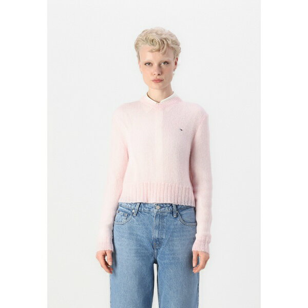 ȥߡҥե ǥ ˥å&  V NECK - Jumper - precious pink