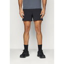 アシックス メンズ バスケットボール スポーツ ROAD SHORT - Sports shorts - performance black/graphite ...