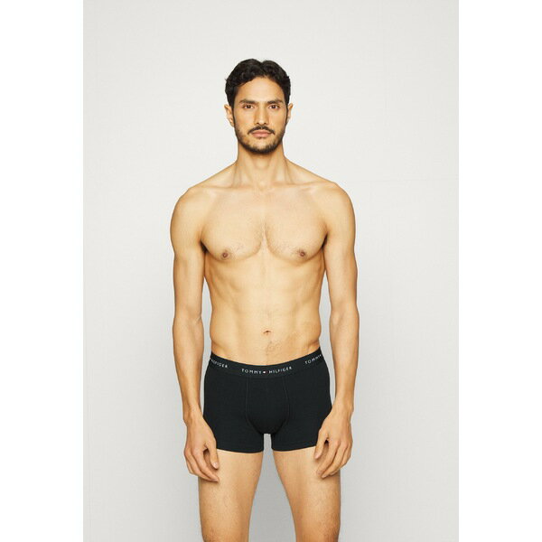 トミー ヒルフィガー メンズ サンダル シューズ TRUNK 3 PACK - Pants - bl