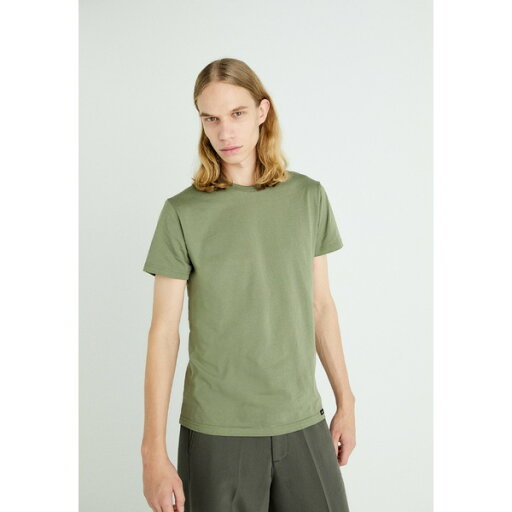 リー メンズ サンダル シューズ CREW 2 PACK - Basic T-shirt - orion blue/mercantile green