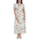 ケンジー レディース ワンピース トップス Women's Floral-Print A-Line Dress White Multi