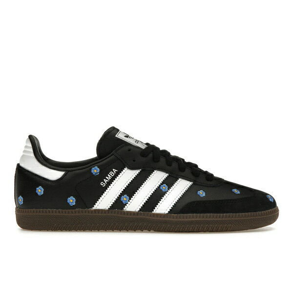 adidas アディダス レディース スニーカー 【adidas Samba Light Blue Floral Core Black (Women's)】 サイズ US_6(23.0cm) Black/Core Black/Footwear White/Gum