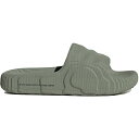 adidas アディダス レディース スニーカー 【adidas Adilette 22 Slides Silver Green (Women's)】 サイズ US_8(25.0cm) Silver Green/Silver Green/Core Black(4)