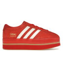 adidas アディダス レディース スニーカー 【adidas Gazelle Stack Red Cream White (Women's)】 サイズ US...