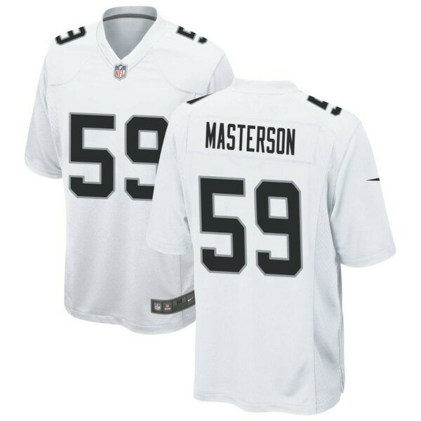 ʥ  ˥ե ȥåץ Las Vegas Raiders Nike Custom Game Jersey White