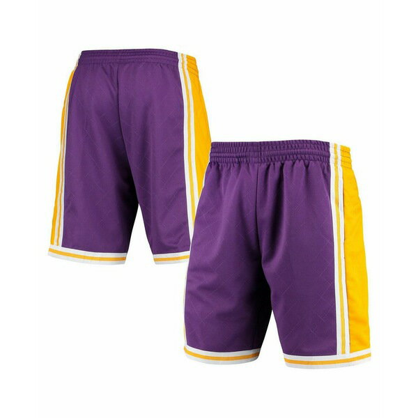 楽天astyミッチェル&ネス レディース カジュアルパンツ ボトムス Men's Purple Los Angeles Lakers 1984 Hardwood Classics 75th Anniversary Swingman Shorts Purple