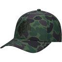 アディダス メンズ 帽子 アクセサリー Chicago Blackhawks adidas Locker Room Slouch Adjustable Hat Camo