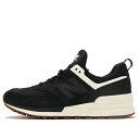 New Balance ニューバランス レディース スニーカー 【New Balance 574 'Black White Brown'】 サイズ US_5.5(22.5cm)(4)