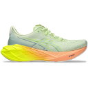 ASICS アシックス メンズ スニーカー 【ASICS Novablast 4 Paris Cool Matcha Safety Yellow】 サイズ US_12.5(30.5cm) Cool Matcha/Safety Yellow