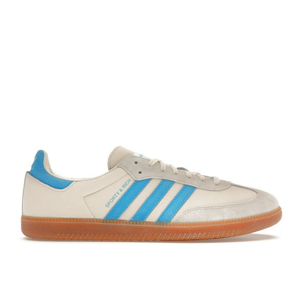 adidas アディダス メンズ スニーカー 【adidas Samba OG Sporty & Rich Cream Blue】 サイズ US_6.5(24.5cm) Cream White/Blue Rush/Gum