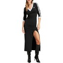 アディダス レディース シャツ トップス adidas Originals Women 039 s Adicolor Classics 3-Stripes Maxi Dress Black