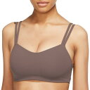 ナイキ レディース カットソー トップス Nike Women 039 s Alate Trace Light-Support Padded Strappy Sports Bra Smokey Mauve