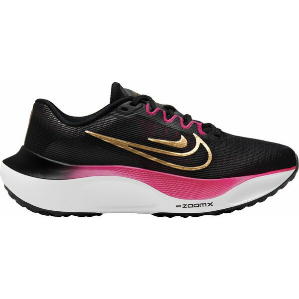 ʥ ǥ ˥ ݡ Nike Women's Zoom Fly 5 Running Shoes Black/Metallic Gold