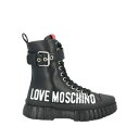 【送料無料】 モスキーノ レディース ブーツ シューズ Ankle boots Black