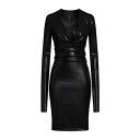 【送料無料】 リックオウエンス レディース ワンピース トップス Mini dresses Black