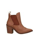 【送料無料】 カプル レディース ブーツ シューズ Ankle boots Brown