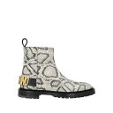 【送料無料】 モスキーノ レディース ブーツ シューズ Ankle boots White