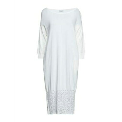 【送料無料】 ブルーノマネッティ レディース ワンピース トップス Midi dresses White 【送料無料】 ブルーノマネッティ レディース ワンピース トップス Midi dresses White