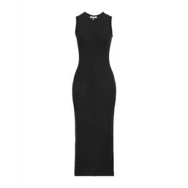 【送料無料】 ラグアンドボーン レディース ワンピース トップス Midi dresses Black