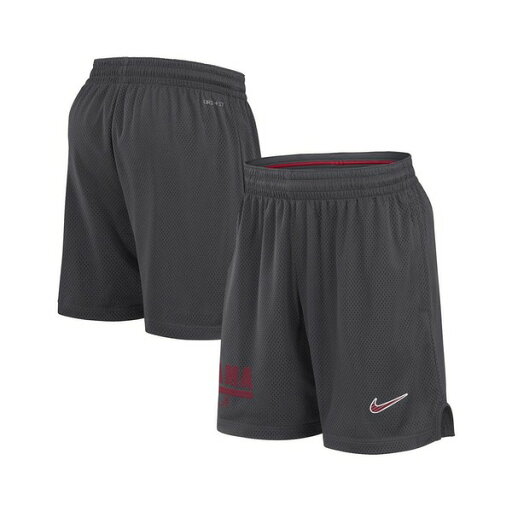 ナイキ メンズ カジュアルパンツ ボトムス Men's Anthracite Alabama Crimson Tide 2024 Sideline Mesh Shorts Anthracite, Crimson ナイキ メンズ カジュアルパンツ ボトムス Men's Anthracite Alabama Crimson Tide 2024 Sideline Mesh Shorts Anthracite, Crimson