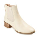 ジャーニーコレクション レディース ブーツ シューズ Women's Chayse Chelsea Booties Off White
