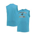 ファナティクス メンズ シャツ トップス Men's Blue Carolina Panthers Big Tall Muscle Tank Top Blue