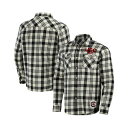 ファナティクス メンズ シャツ トップス Men's Darius Rucker Collection by Black, Natural South Carolina Gamecocks Plaid Flannel Long Sleeve Button-Up Shirt Black, Natural