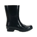 チョーカ レディース ブーツ シューズ Women's Polished Mid Rain Boot Black