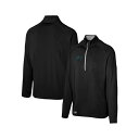アウタースタッフ メンズ パーカー・スウェットシャツ アウター Men's Black Carolina Panthers Grind Iron Quarter-Zip Top Black