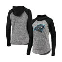 カールバンクス レディース パーカー・スウェットシャツ アウター Women's Heathered Gray-Black Carolina Panthers Championship Ring Pullover Hoodie Heather Gray-Black