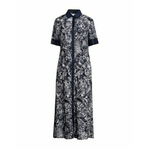 【送料無料】 ペニーブラック レディース ワンピース トップス Midi dresses Blue