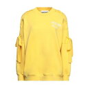 【送料無料】 モスキーノ レディース パーカー・スウェットシャツ アウター Sweatshirts Yellow