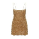 【送料無料】 ラネウス レディース ワンピース トップス Mini dresses Gold