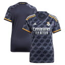 アディダス レディース ユニフォーム トップス Real Madrid adidas Women 039 s 2023/24 Away Replica Jersey Navy