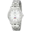 uo Y rv ANZT[ Alfred University Saxons Bulova Stainless Steel Quartz Watch Silver