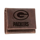 Go[O[G^[vCY Y z ANZT[ Green Bay Packers Leather Team Tri Fold Wallet