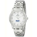 uo Y rv ANZT[ Pace University Setters Bulova Stainless Steel Quartz Watch Silver