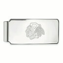 SA[g Y z ANZT[ Chicago Blackhawks Money Clip Silver