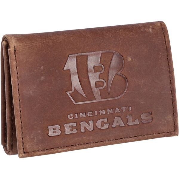 С󥨥󥿡ץ饤   ꡼ Cincinnati Bengals Leather Team Tri Fold Wallet