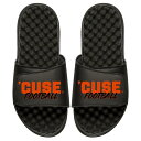 アイスライド メンズ サンダル シューズ Syracuse Orange ISlide Football Stacked Slide Sandals Black