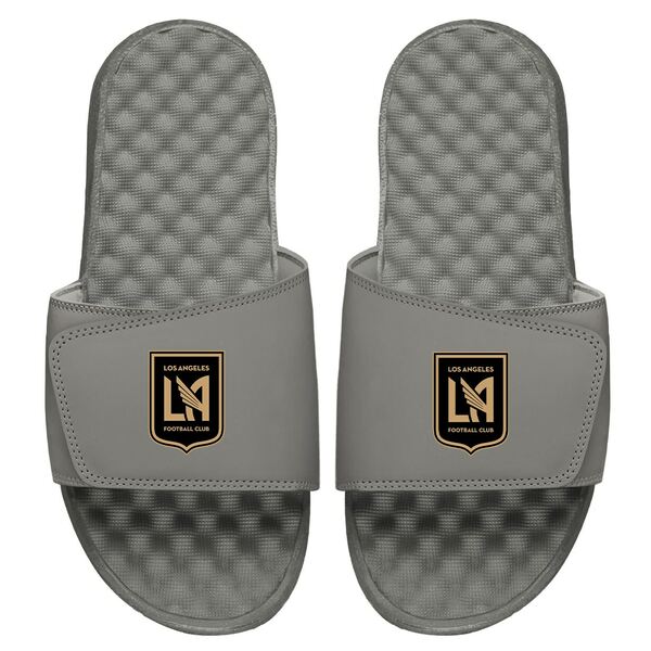 アイスライド メンズ サンダル シューズ LAFC ISlide Primary Logo Slide Sandals Gray 2