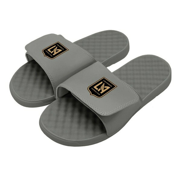 アイスライド メンズ サンダル シューズ LAFC ISlide Primary Logo Slide Sandals Gray 3