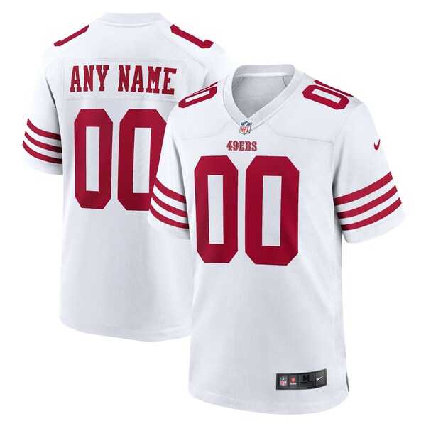 楽天astyナイキ メンズ ユニフォーム トップス San Francisco 49ers Nike Game Custom Player Jersey White