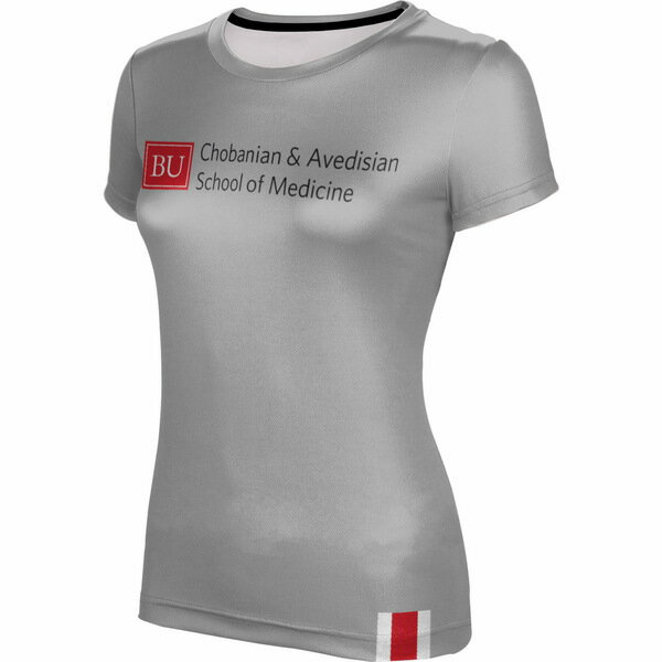 プロスフィア レディース Tシャツ トップス Boston University ProSphere Women's Chobanian & Avedisian School of Medicine TShirt Gray