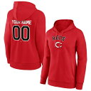 ファナティクス レディース パーカー・スウェットシャツ アウター Cincinnati Reds Fanatics Branded Women's Personalized Team Winning Streak Pullover Hoodie Red