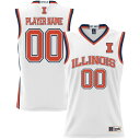 ゲームデイグレーツ メンズ ユニフォーム トップス Illinois Fighting Illini GameDay Greats Unisex Lightweight NIL PickAPlayer Basketball Jersey White