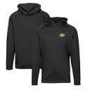 xEFA Y WPbgu] AE^[ Los Angeles Lakers Levelwear Dimension Insignia Pullover Hoodie Black