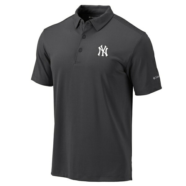 ӥ  ݥ ȥåץ New York Yankees Columbia OmniWick Drive Polo Charcoal